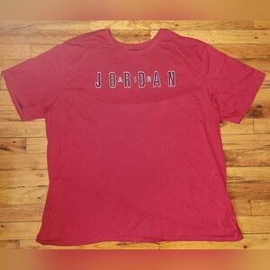 Jordan Bold Red Short Sleeve Tee